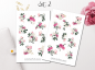 Preview: Rosengarten Sticker Set